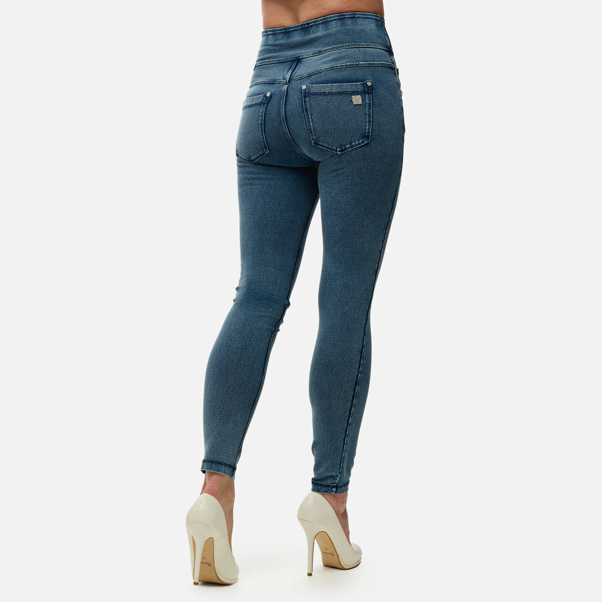 Freddy NOW Yoga Medium Waist 7/8 Skinny Jeans Denim