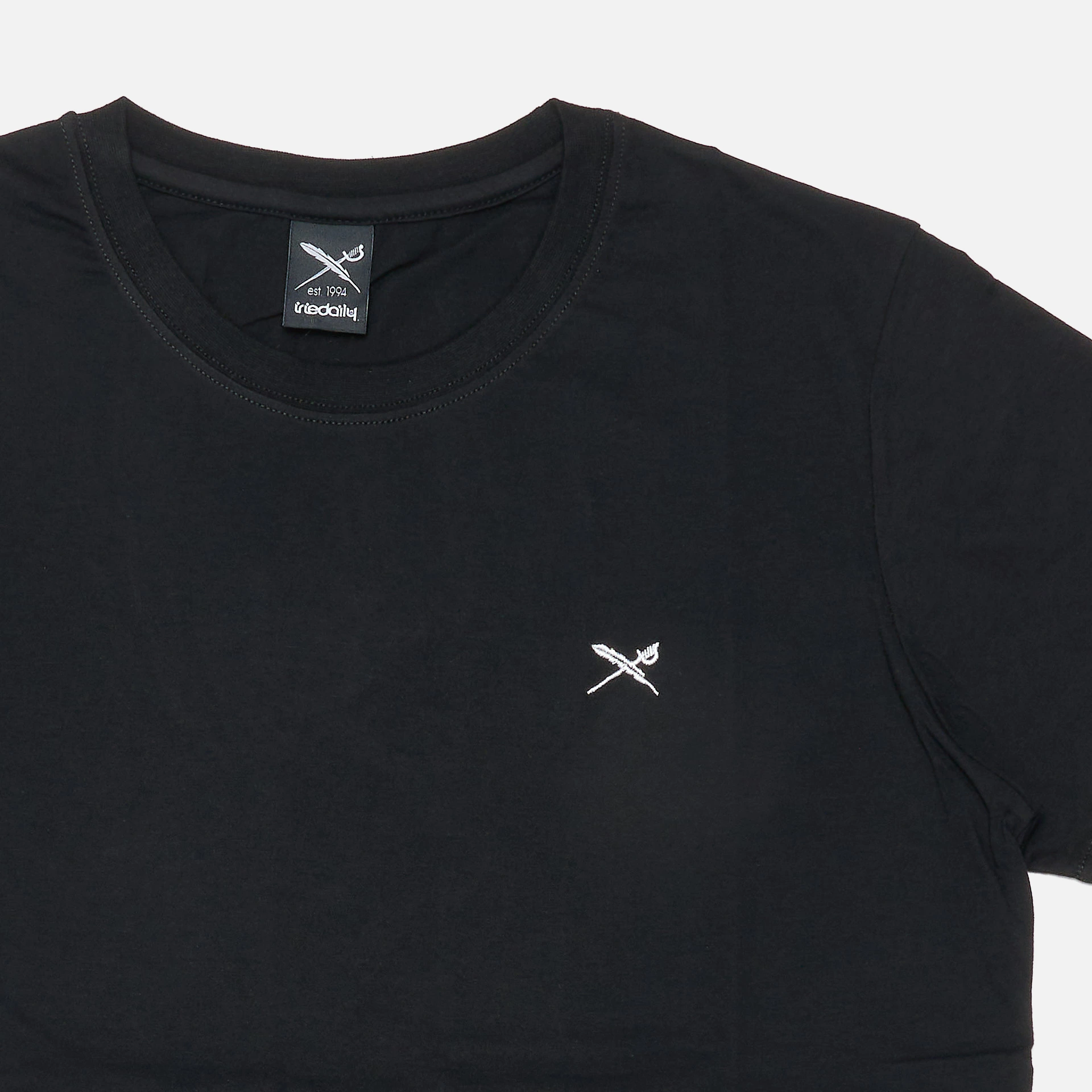 Iriedaily Mini Flag Embroidered 2 T-Shirt Black